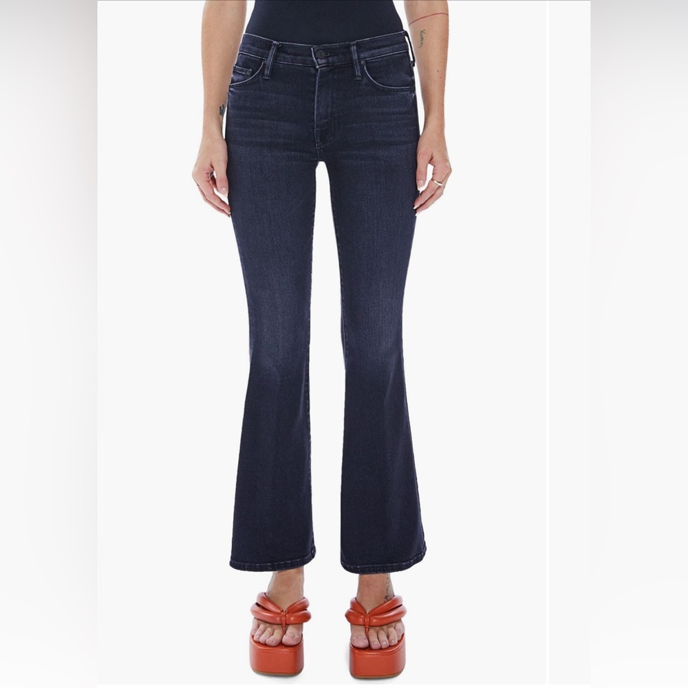 Mother Mid-rise Flare Denim Jeans